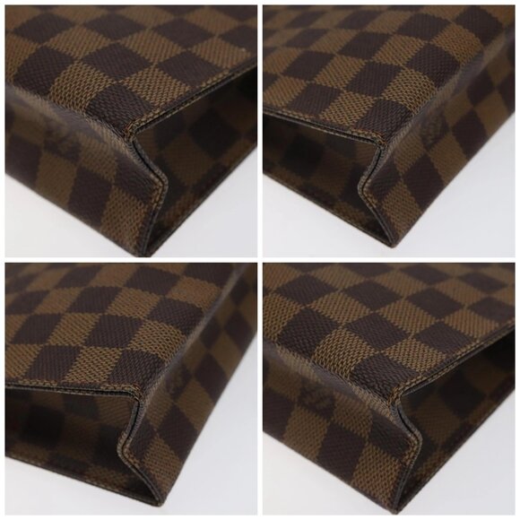 LOUIS VUITTON Damier Ebene Posh Toilette 26 Pouch N47543 LV Auth 120246 - Picture 14 of 16